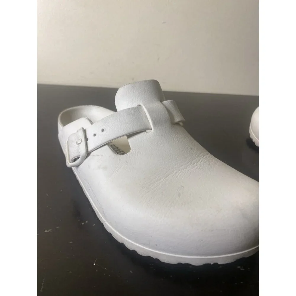 white Birkenstock Boston EVA clogs Women’s Size 8 - Picture 7 of 8